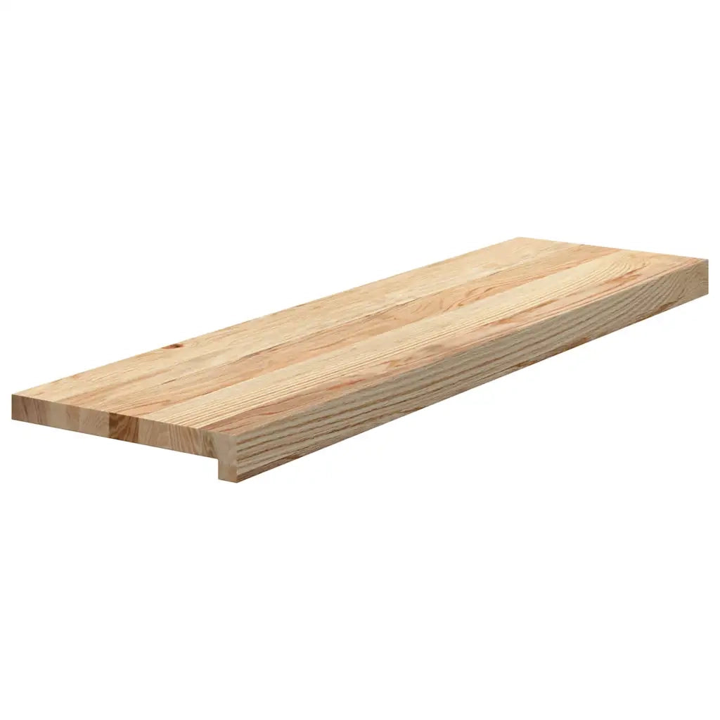 Gradini 20 pz 90x25x2 cm in Rovere Massello Non Trattato