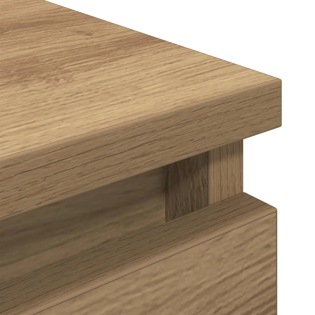 Mobile TV Rovere Artigianale 60x35x54 cm in Legno Multistrato 861786