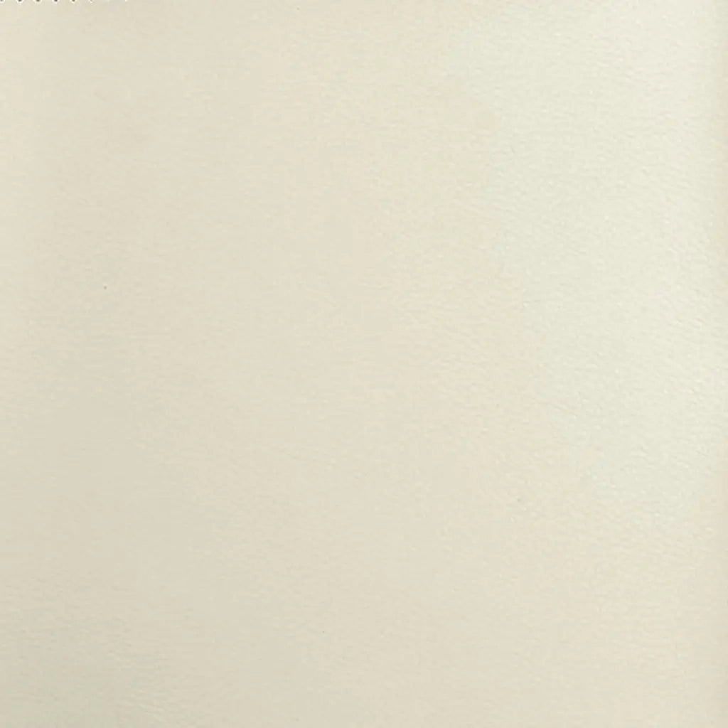 Struttura del letto con materasso Crema 200 x 200 cm Tessuto