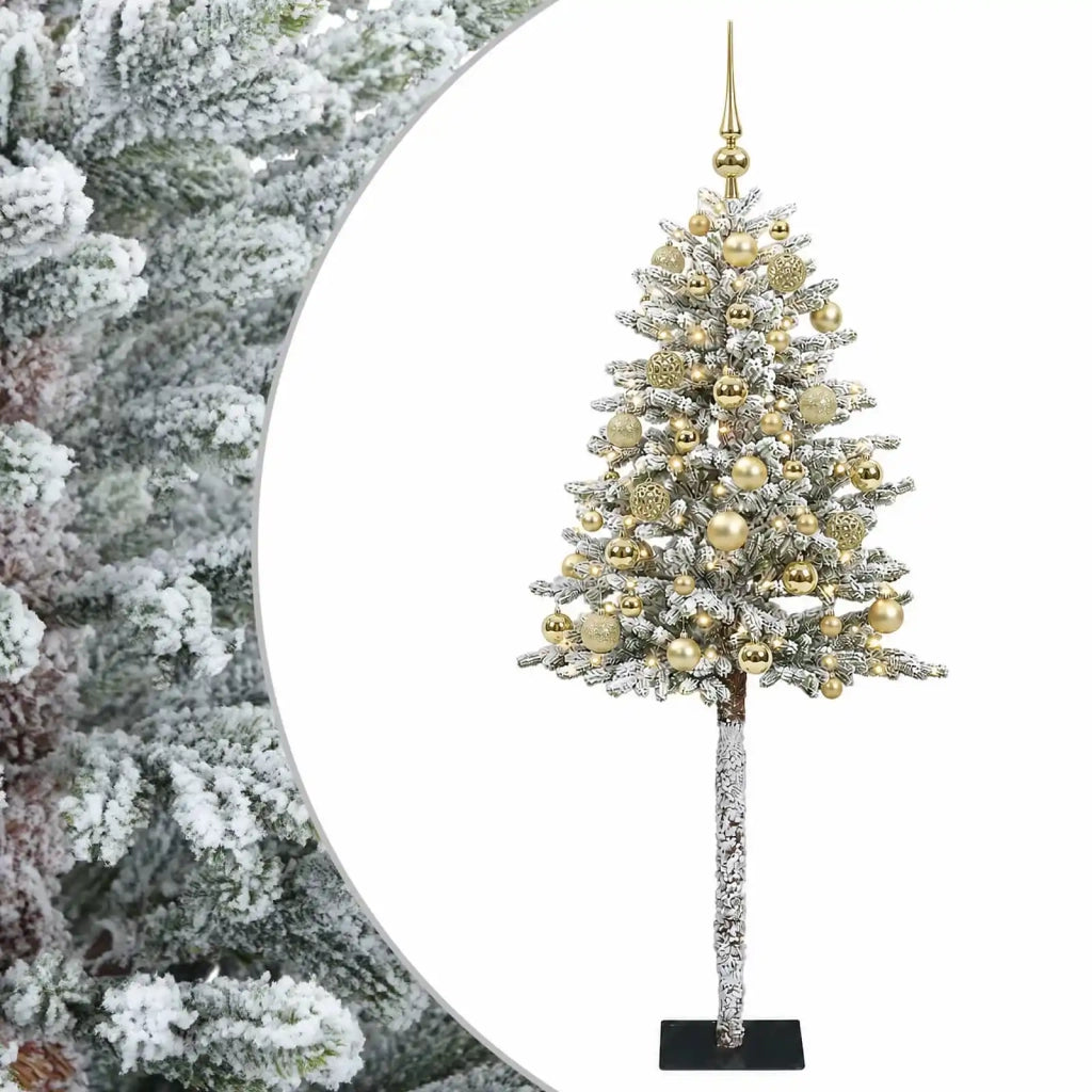 Albero di Natale Artificiale con Palline 150 cm 150 LED 3465702