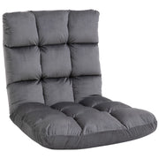 Poltrona a bassa seduta ¨C Zephmum ¨C Grigio Tessuto 55x71x53.5 cm