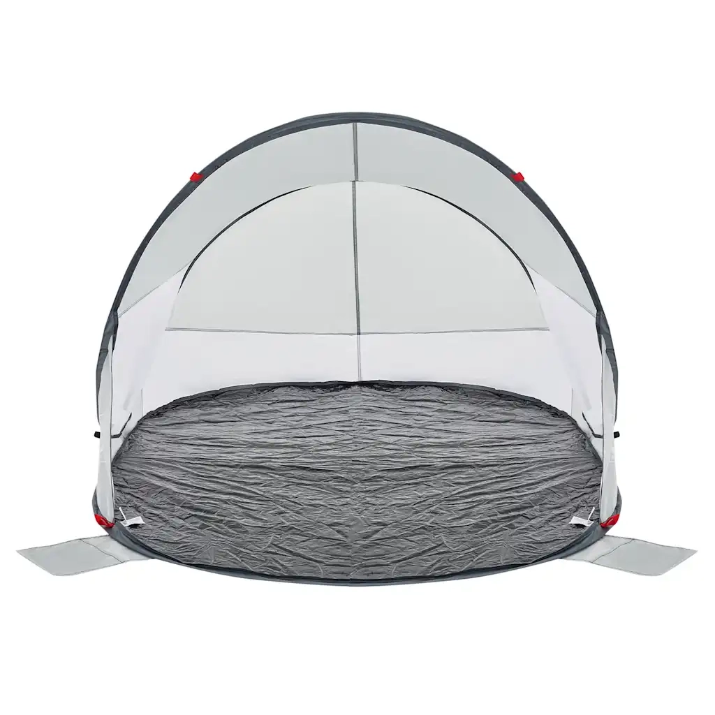 Tenda da Spiaggia Pop-Up - Tenda da campeggio Grigia Impermeabile 674661