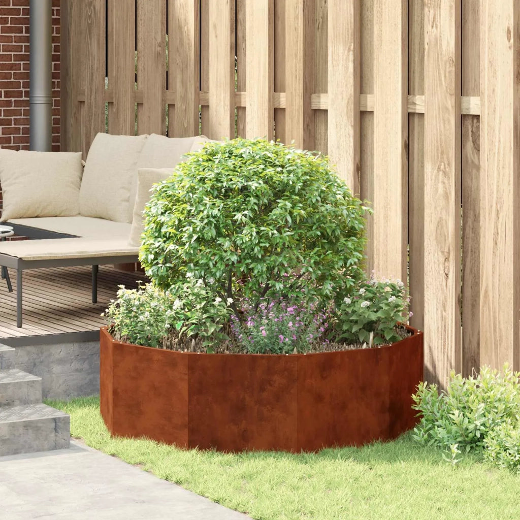 Fioriera Ruggine 120 x 120 x 35 cm 883730