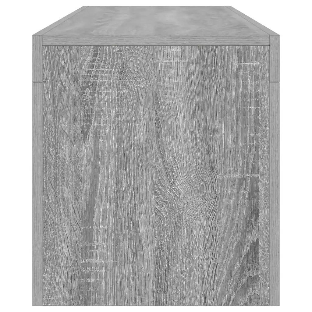 Mobile Porta TV con Luci LED grigio sonoma 140x36,5x40 cm 822642