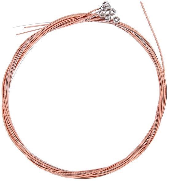 Set di corde per chitarra acustica 6 corde - nuclei in acciaio inossidabile - avvolgimento in rame/zinco - materiali di alta qualità - eccellente risposta resonante - corde