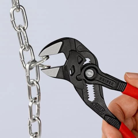 PINZA CHIAVE, PINZA E CHIAVE IN UNICO UTENSILE 180MM– BONDERIZZATA KNIPEX 8601180