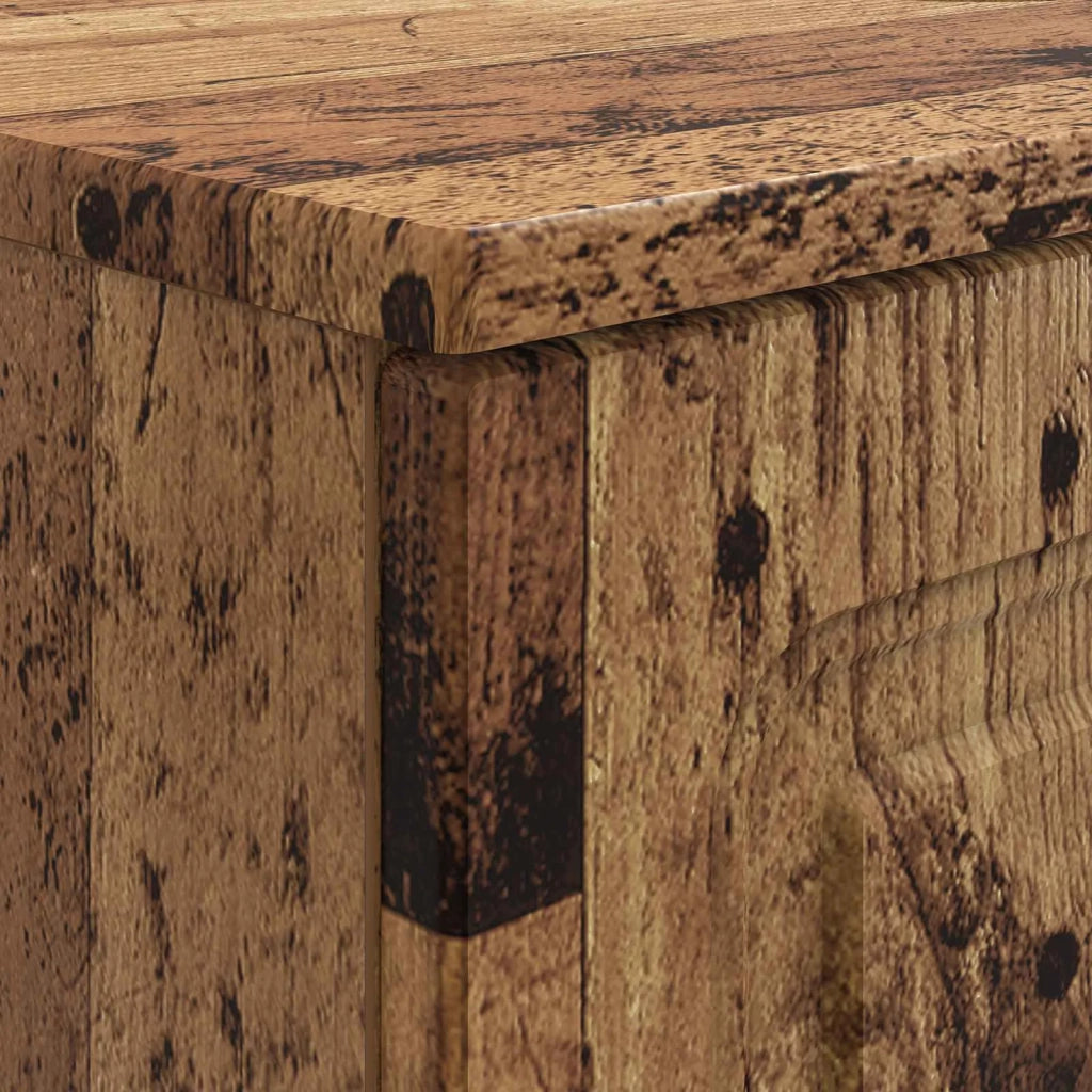 Armadio per Lavabo da Bagno UTRECHT Legno antico 897683