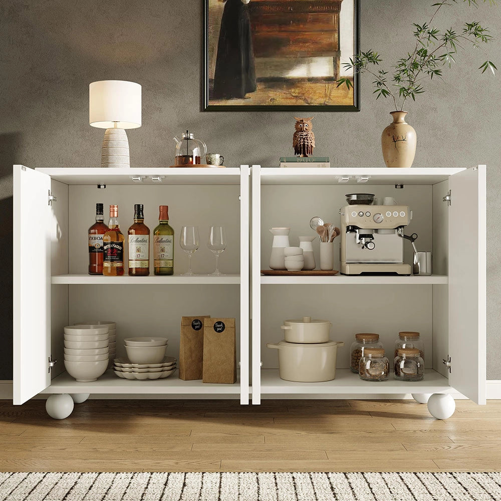 Armadio - Xylo - 120??35??71 cm - Moderno Bianco con Ripiano Regolabile
