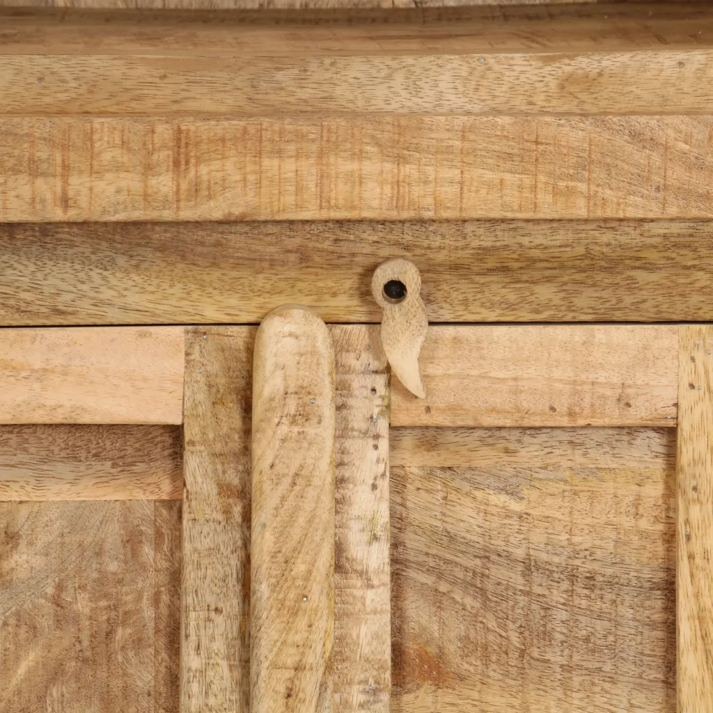 Libreria 50x30x180 cm in Legno Massello di Mango 247329