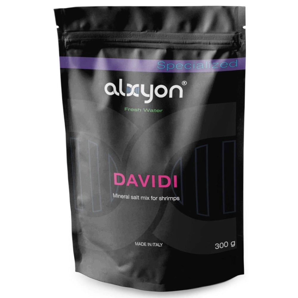 Alxyon Specialized Davidi - integratore di sali per gamberetti d'acqua neutra Formato: 300 gr