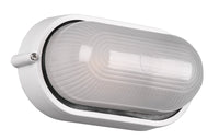 Plafoniera da Esterno Attacco E27 in Alluminio Bianco Opaco