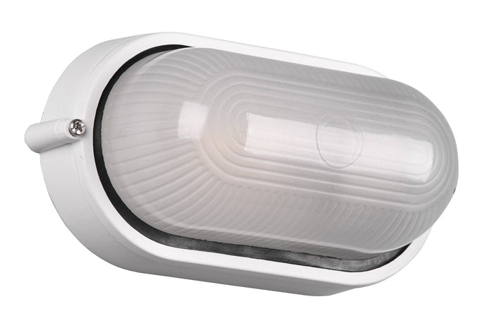 Plafoniera da Esterno Attacco E27 in Alluminio Bianco Opaco