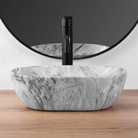 Lavabo Da Appoggio Rea Amelia Mini Stone Matt