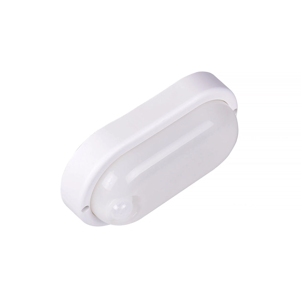 Lampada Plafoniera Rettangolare a  LED con Sensore di Movimento 9W, Luce Fredda 6500K, 820 Lumen, IP56