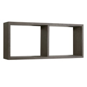 Mensola da Muro In Legno Di Design Modello MORGANA, Misure 15.5 x 70 x 30 cm. Finitura  ROV. SCURO - MADE IN ITALY
