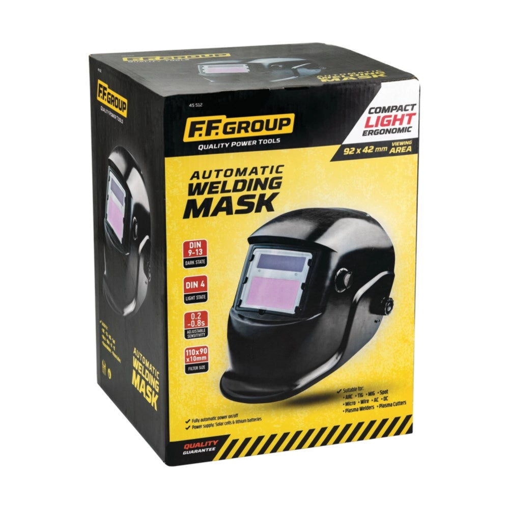 Ff group maschera casco per saldatura autoscurante - uso non professionale