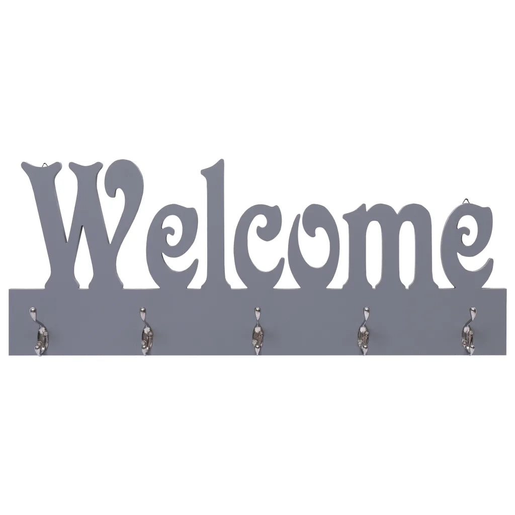 Appendiabiti a Muro WELCOME Grigio 74x29,5 cm CFW8334086