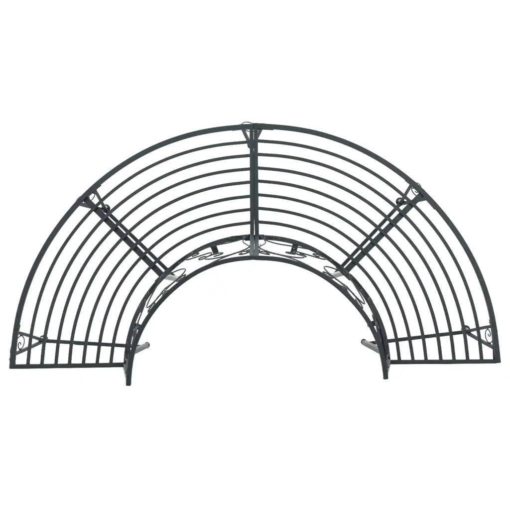 Panchina per Alberi 4-Numero di posti 160 x 80 x 89 cm Acciaio 42029530