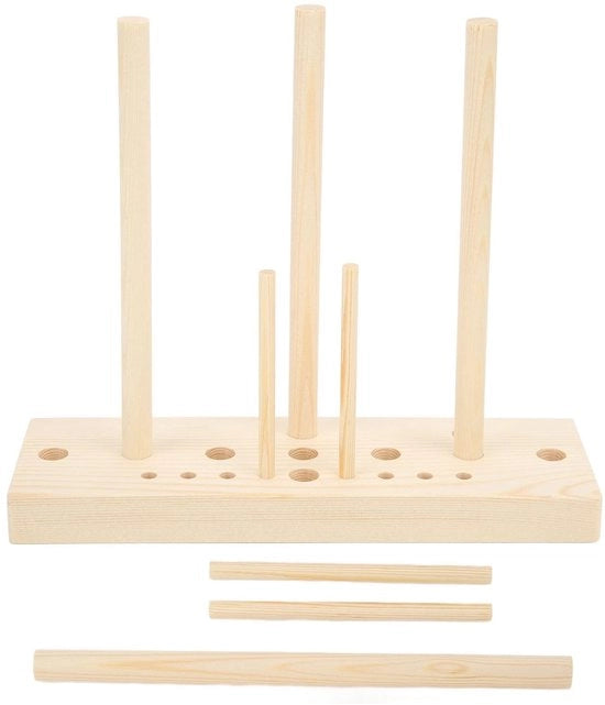 Impastatrice per cucire a maglia - Manico regolabile in legno - Adatta per artigianato DIY - Strumento multifunzionale - Ideale per principianti - Realizzato in eccellente legno di quercia - Boomerang
