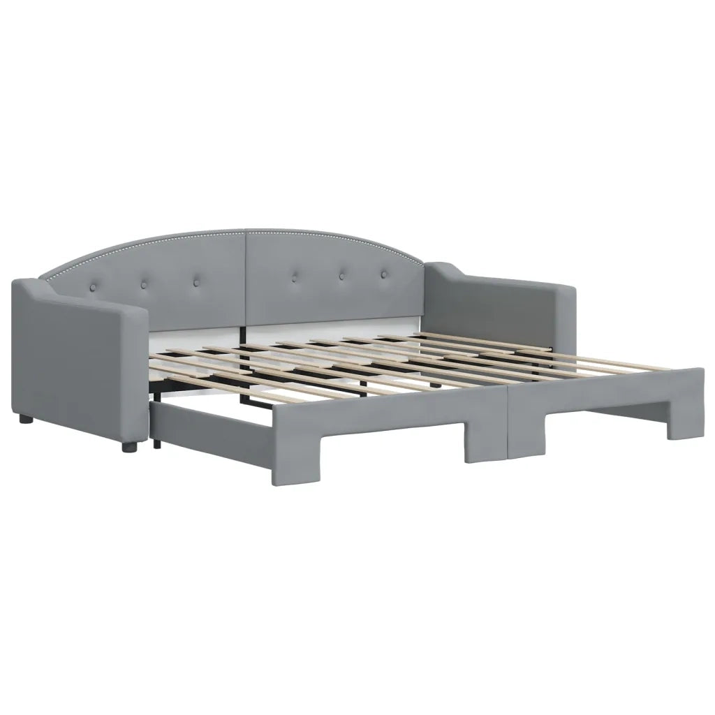 Divano Letto con Letto Estraibile Grigio Chiaro 90x190 Tessutocod mxl 106600