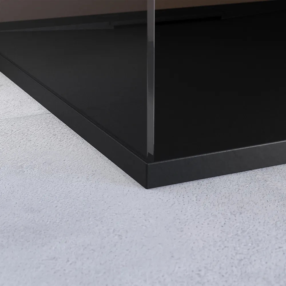 Piatto doccia 90x90 cm in marmoresina nero effetto pietra | Paros