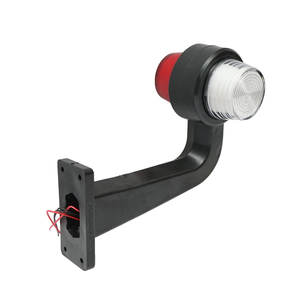 Set di luci di posizione laterali a LED con braccio 12-24V, bianco-rosso FR0158 Breckner Germany