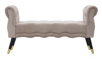 Panchetta Paris Grigia/Gold Cm 120X40X60