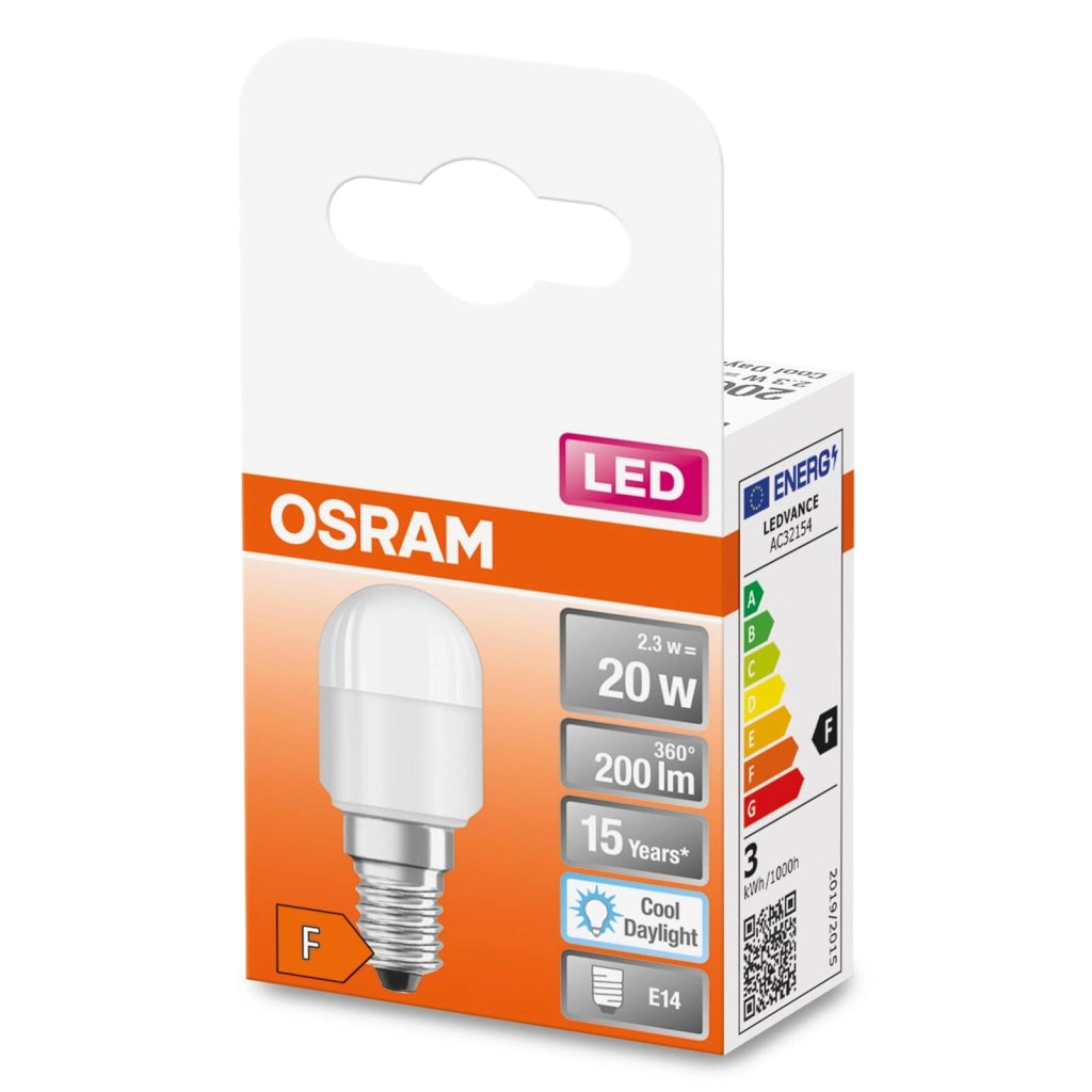 Osram STAR lampada LED Illuminazione fredda 6500 K 2,3 W E14 F