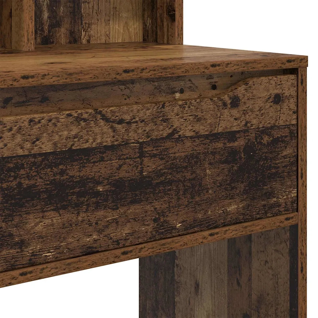 Toeletta | Tavoli da Trucco per Camera da Letto con cassetto Legno vecchio