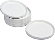 Set di 6 Piatti da Dessert in Ceramica - Piatti da Primo Corso Φ18cm per Torte, Insalate e Pasta
