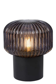 Lampada da tavolo Lucide JANY vetro fumé nero E14 40W