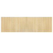 Tappeto del soggiorno | Tappeto Rettangolare Naturale Chiaro 60x200 cm in Bamb¨´