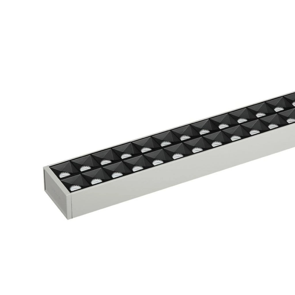 Luce lineare LED Samsung Chip - 60W sospeso non collegabile Silver Body 4000K