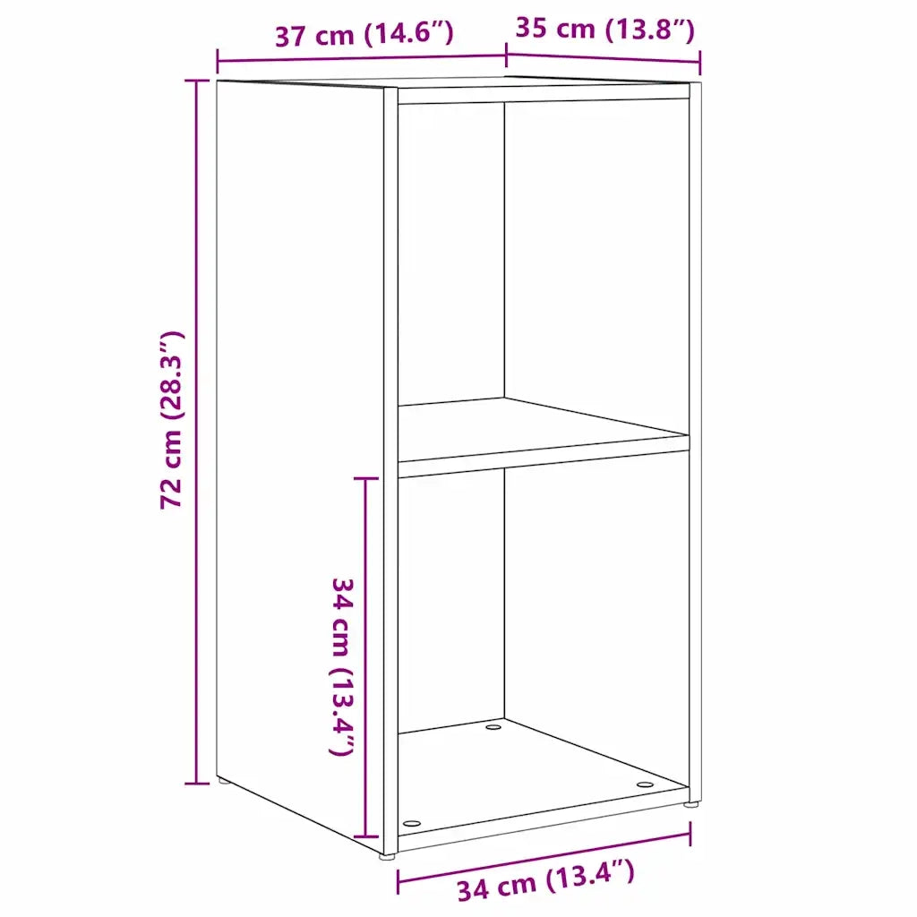 Set mobile TV 2 pcs Legno vecchio 72 x 35 x 36,5 cm 3393558
