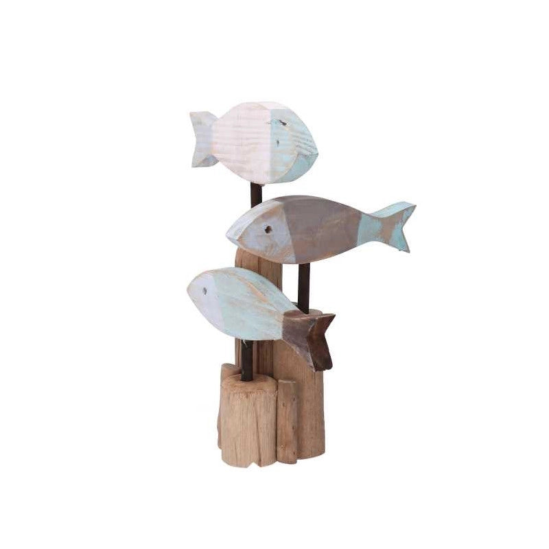 Pesce legno cm 22x8h25
