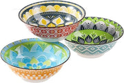 Set di Piatti a Ciotola per Ramen da 35oz - Ciotole Colorate in Ceramica per la Cucina - Servizio per Riso - Zuppa di Miso - Insalata - Pasta - Noodles - Set di Ciotole Resistenti al Microonde