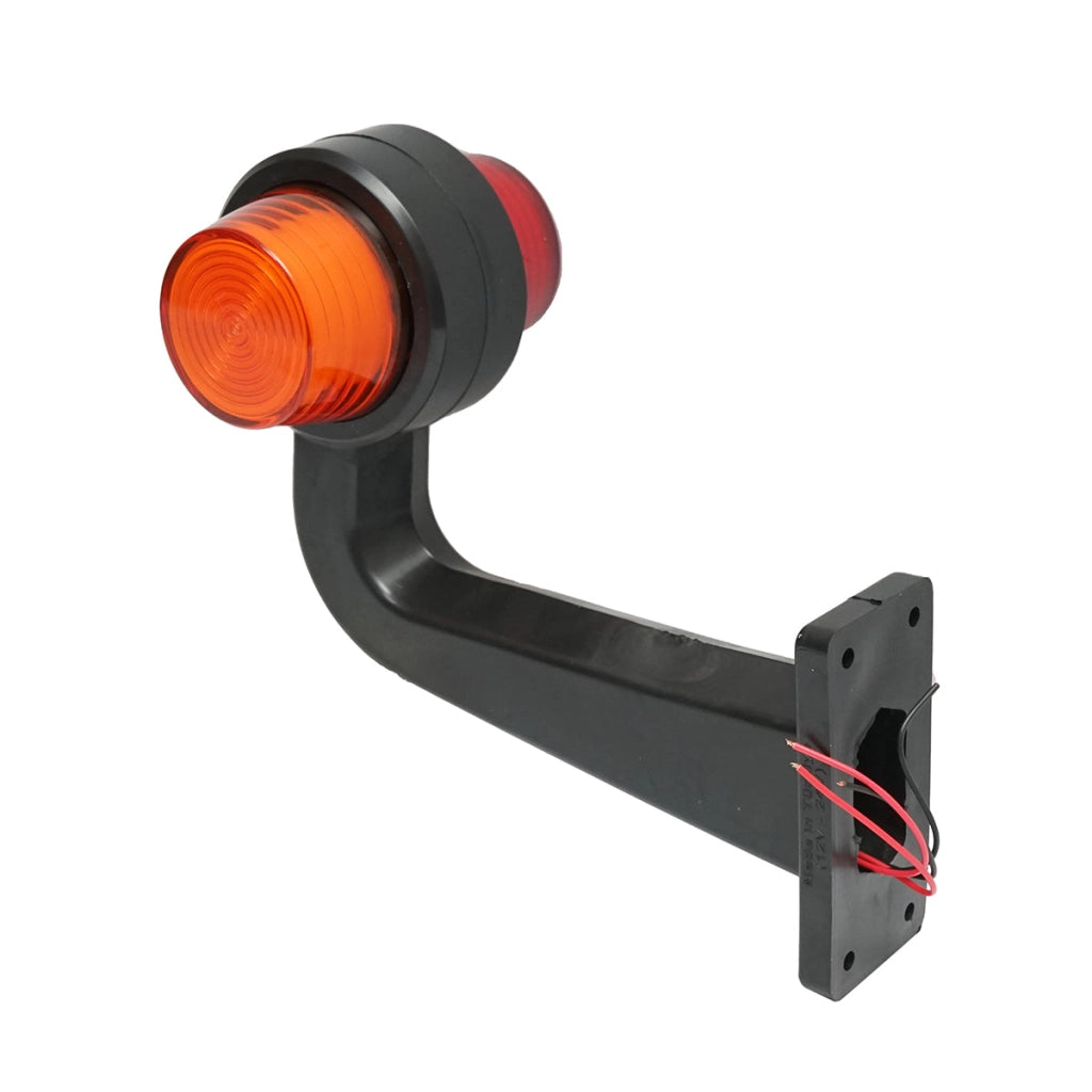 Set di luci di posizione laterali a LED con braccio 12-24V, giallo-rosso FR0158 Breckner Germany