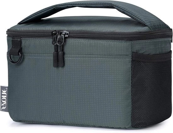 Borsa Portatile con Piumino per Fotocamera DSLR e SLR, Adatta per Fotocamere con Flash di Sony, Canon e Nikon
