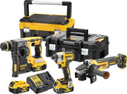 DEWALT DCK305P3T Dewalt-DCK305P3T Kit 3 Strumenti 18V-DCH273+DCF887+DCG405+DCB184x3+incarc+TSTAK I&II