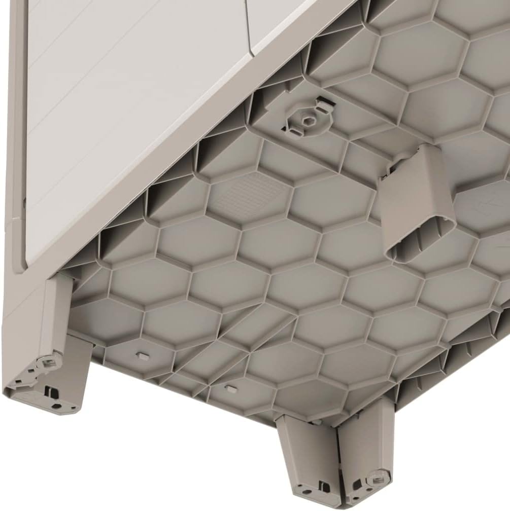 Armadio 2 Ripiani 80x44x100 cm Keter Gulliver Basso XL Sabbia e Beige