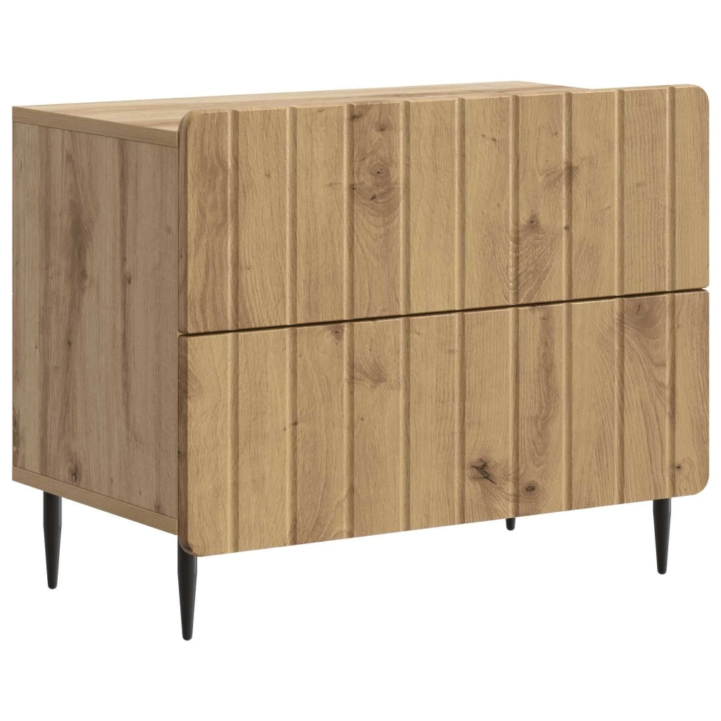 Armadio da Notte Rovere Artigianale 62 x 34,5 x 49,5 cm 894324
