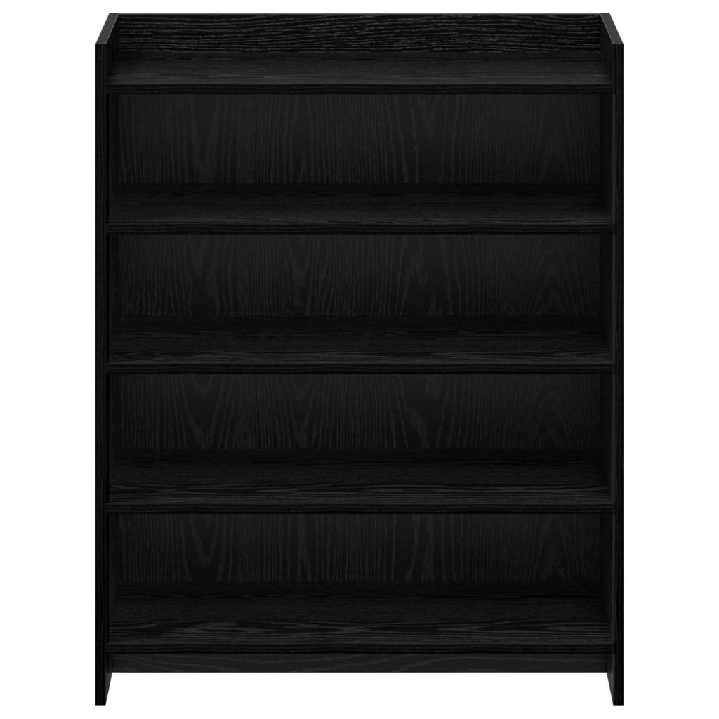 Mobile per scarpe Rovere Nero 73,5 x 36 x 92 cm 8011316