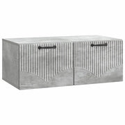 Mobile Porta TV da Muro Grigio Cemento 78,5 x 41 x 30 cm