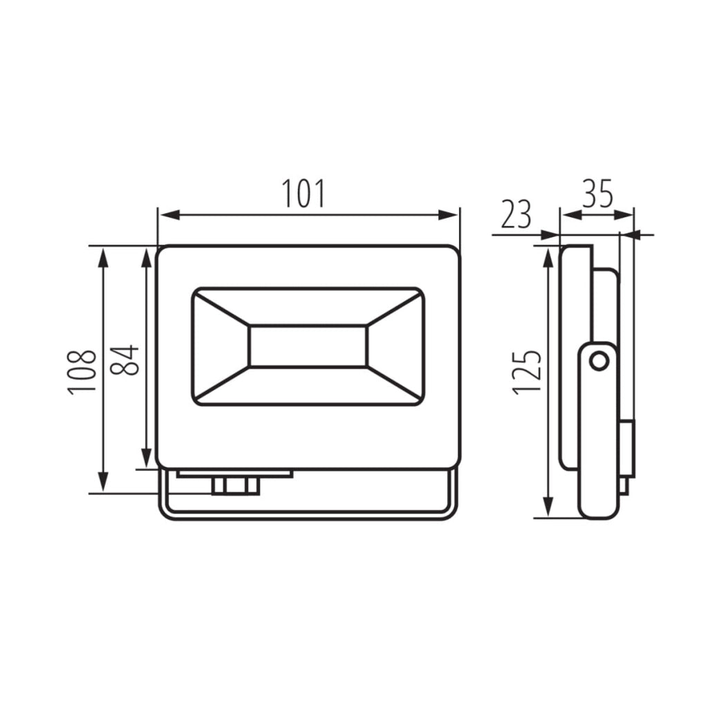 Faretto LED Kanlux ANTEM 10W 4000K IP65 da esterno