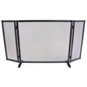 SCHERMI PARASCINTILLE RIBATTINO CON ALI IN FERRO BATTUTO CM. 101x18x52