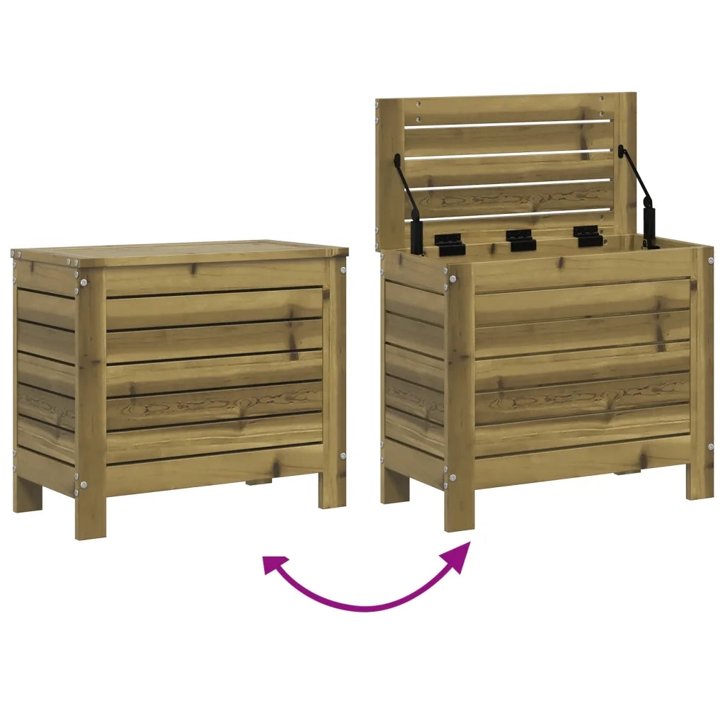 Sedia da giardino-Poggiapiedi da Giardino 62x31,5x52 cm Legno Impregnato di Pino