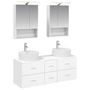 Set di mobili per il bagno 5 pcs Bianco 3406919