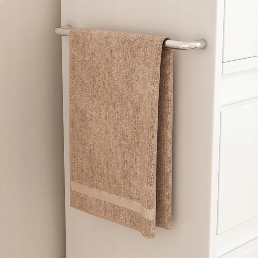 Mobile a colonna bianco per il bagno, moderno e compatto, alto 90 cm.