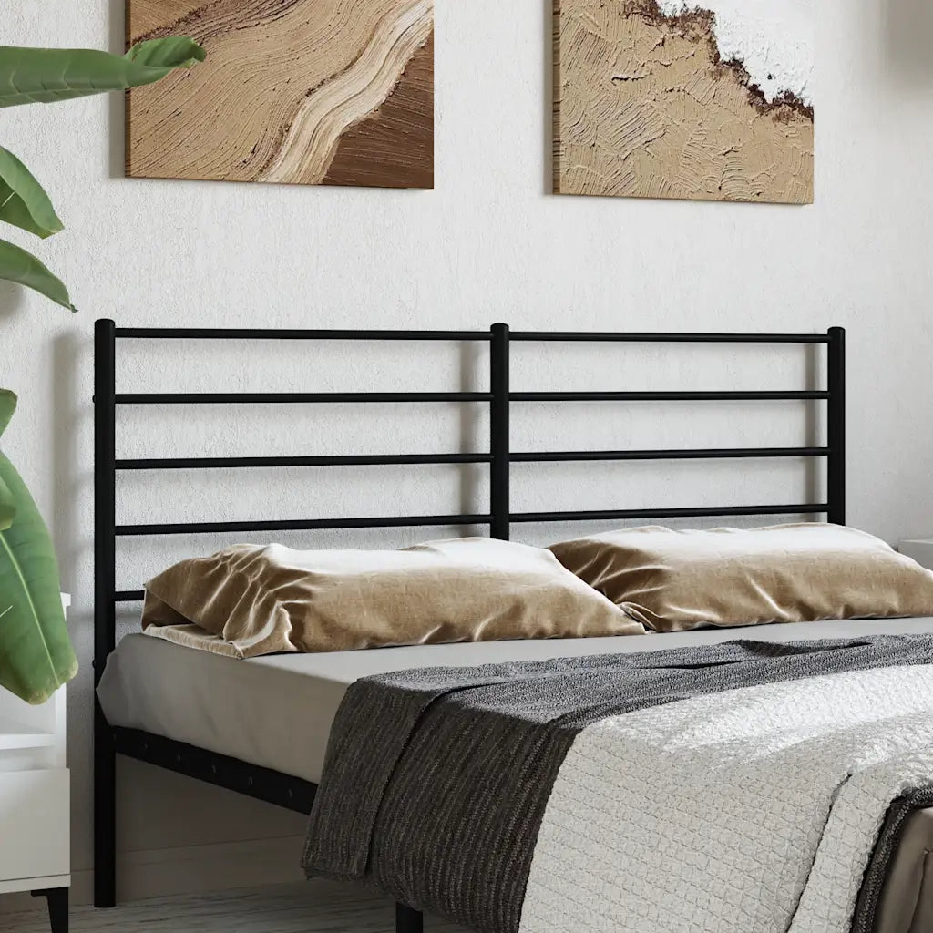 Testiera di Ricambio in Metallo Nero 160 cm 352354
