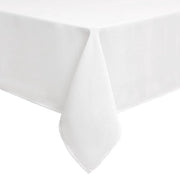 Tavolo in Lino con Effetto Lotus, Pieghevole, 140 x 300 cm, Tavolo in Lino, Tavolo in Lino Impermeabile, Tavolo in Lino con Protezione contro Macchie, Bianco